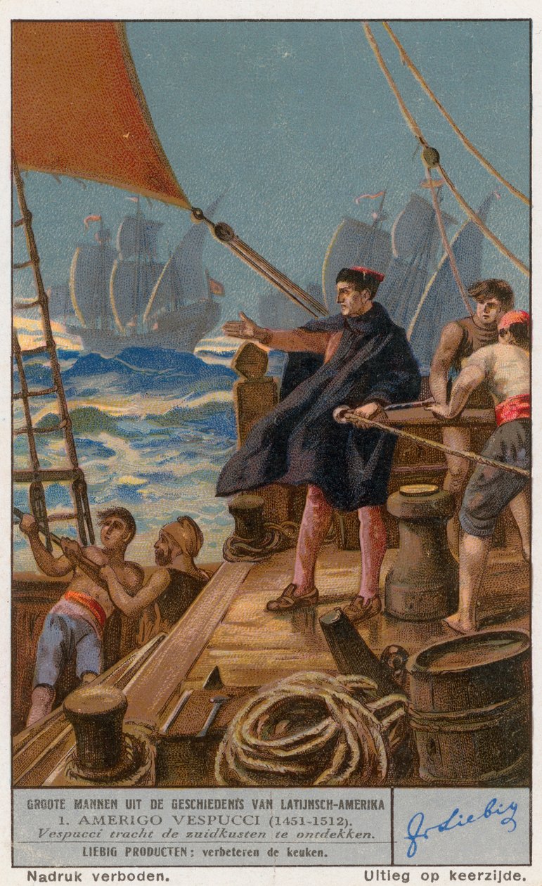 Amerigo Vespucci by European School