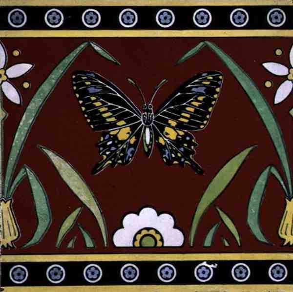 Butterfly Design by European School