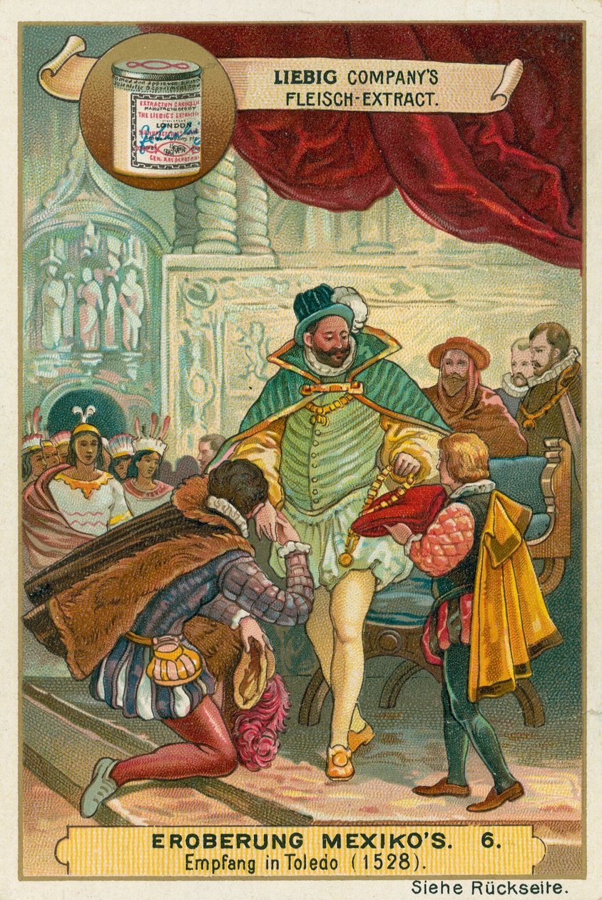 Conquest of Mexico by European School