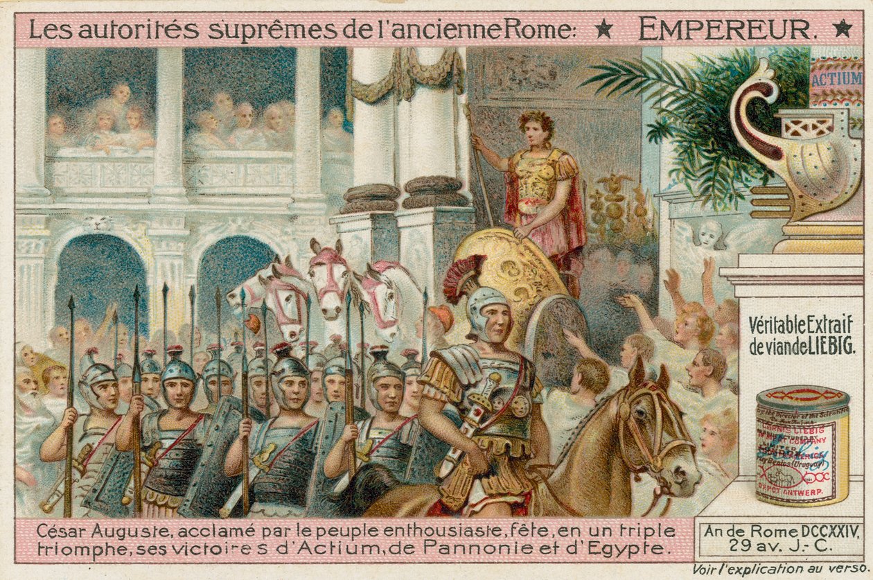Emperor Caesar Augustus by European School