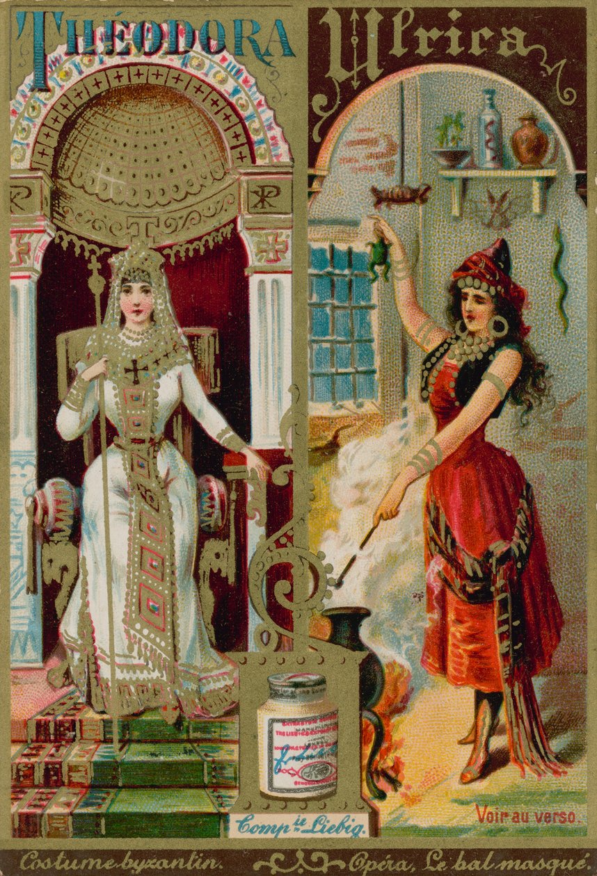 Empress Theodora and Ulrica by European School