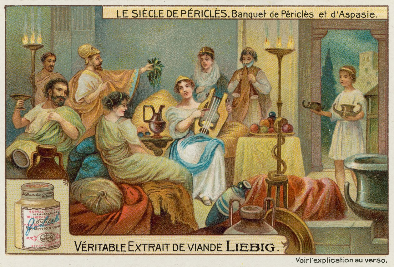 Feast of Pericles and Aspasia by European School