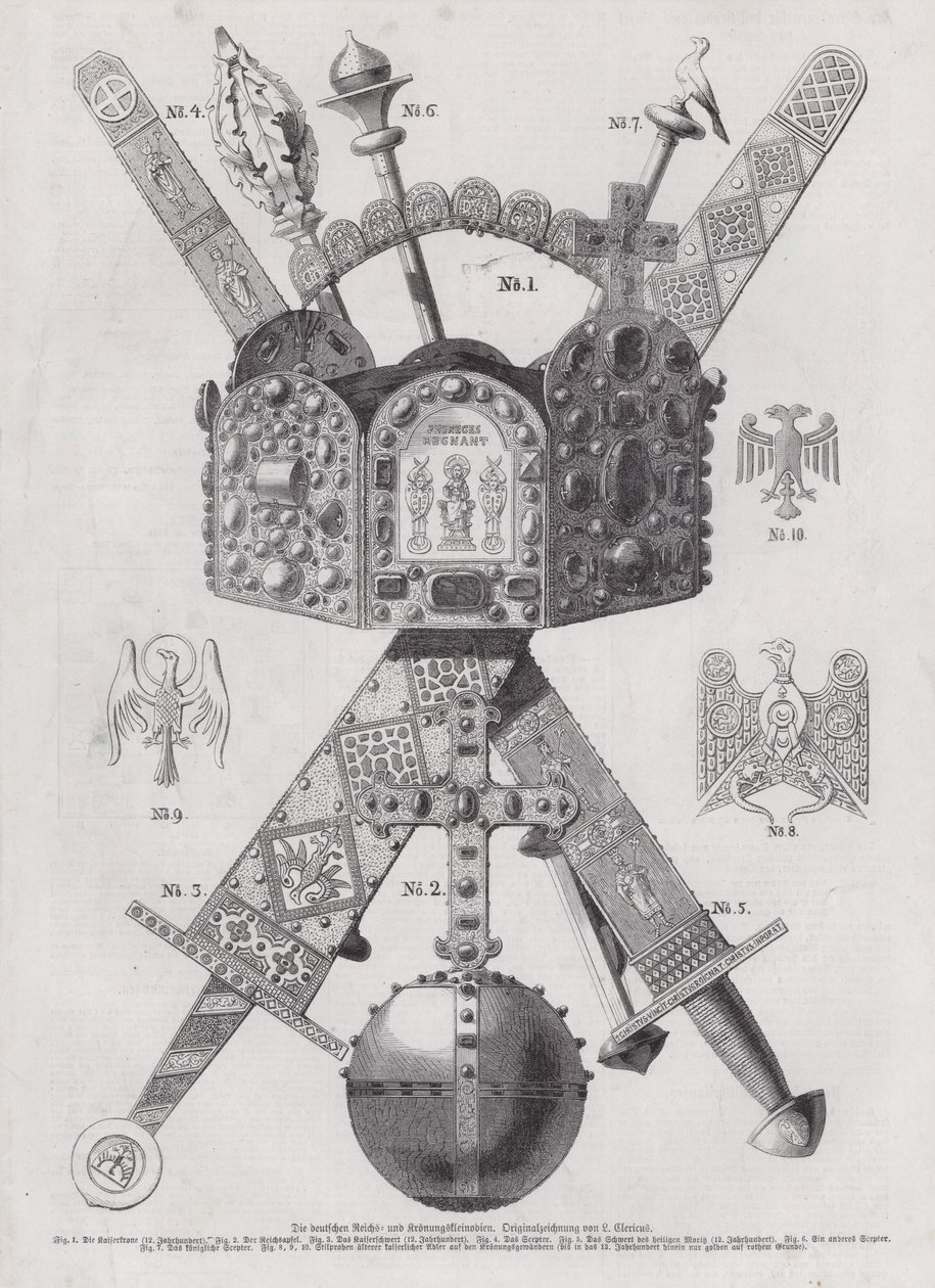 Imperial Crown Jewels of Germany by European School