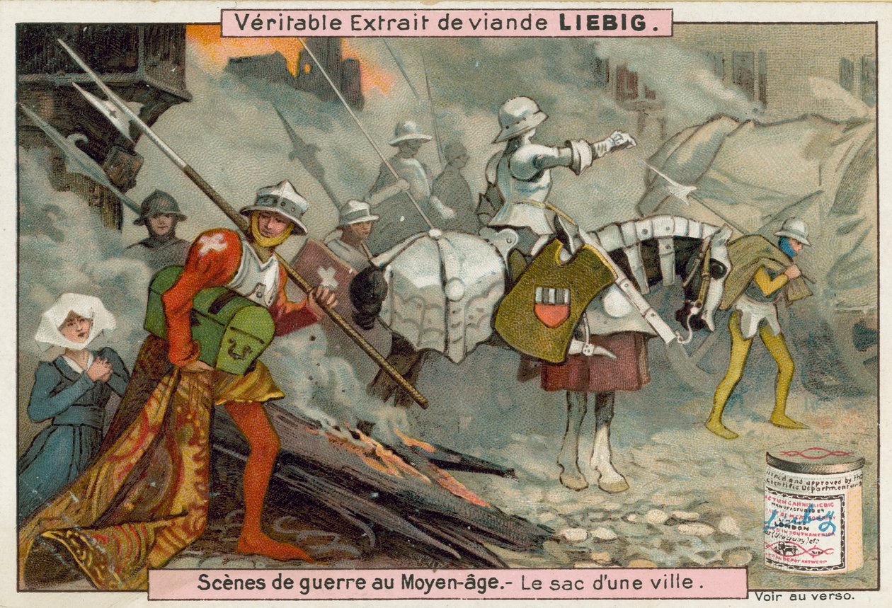 Sacking of a Town by European School