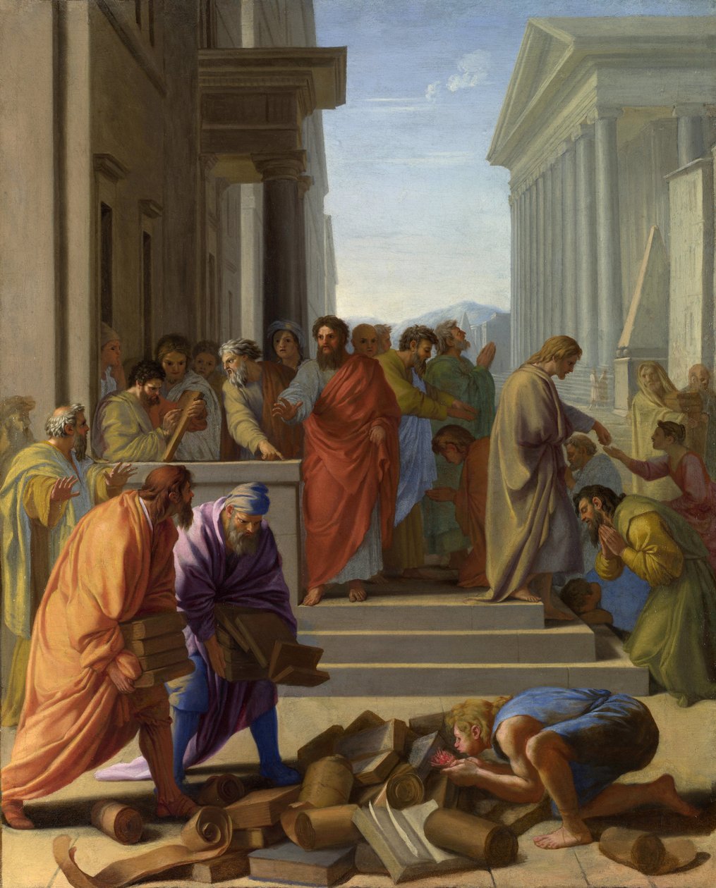 Saint Paul Preaching at Ephesus by Eustache Le Sueur