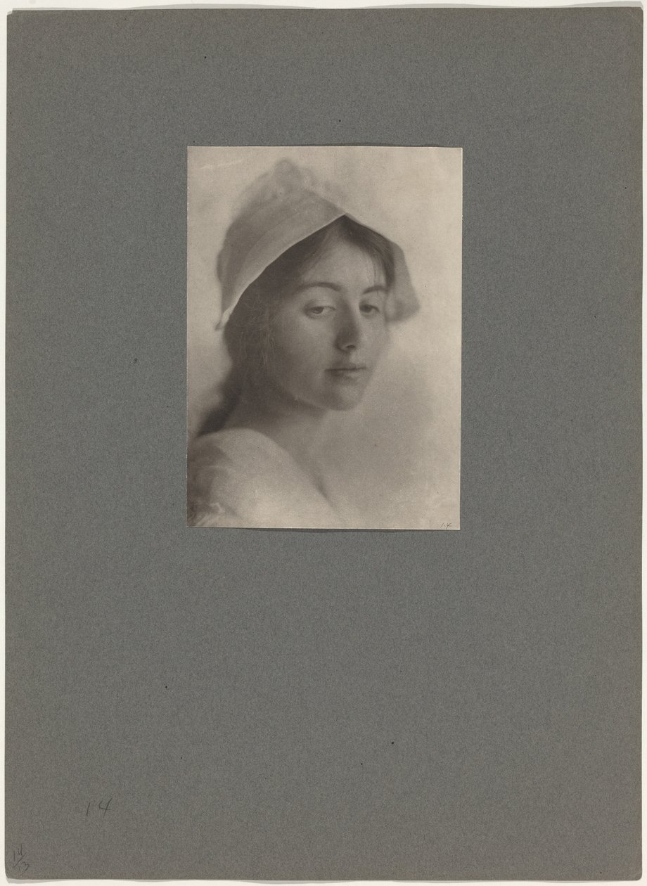 A Study Head, 1910 by Eva Watson