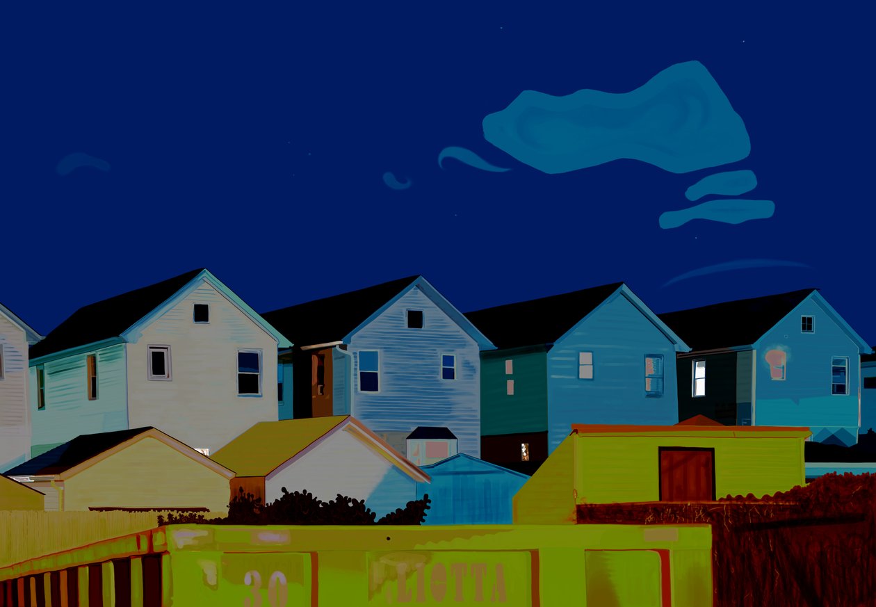 Houses In Queens by Evan Sklar