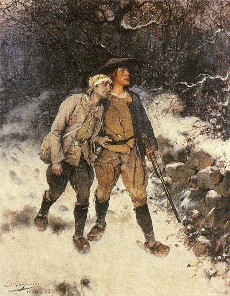 Chouans in Rout by Evariste Carpentier