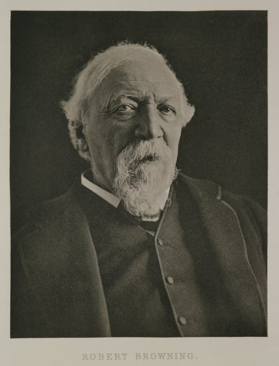 Portrait of Robert Browning, c.1889 by Eveleen Myers