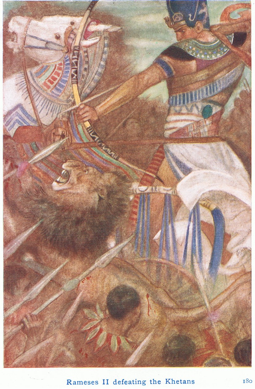 Rameses II Defeating the Khetans by Evelyn Paul