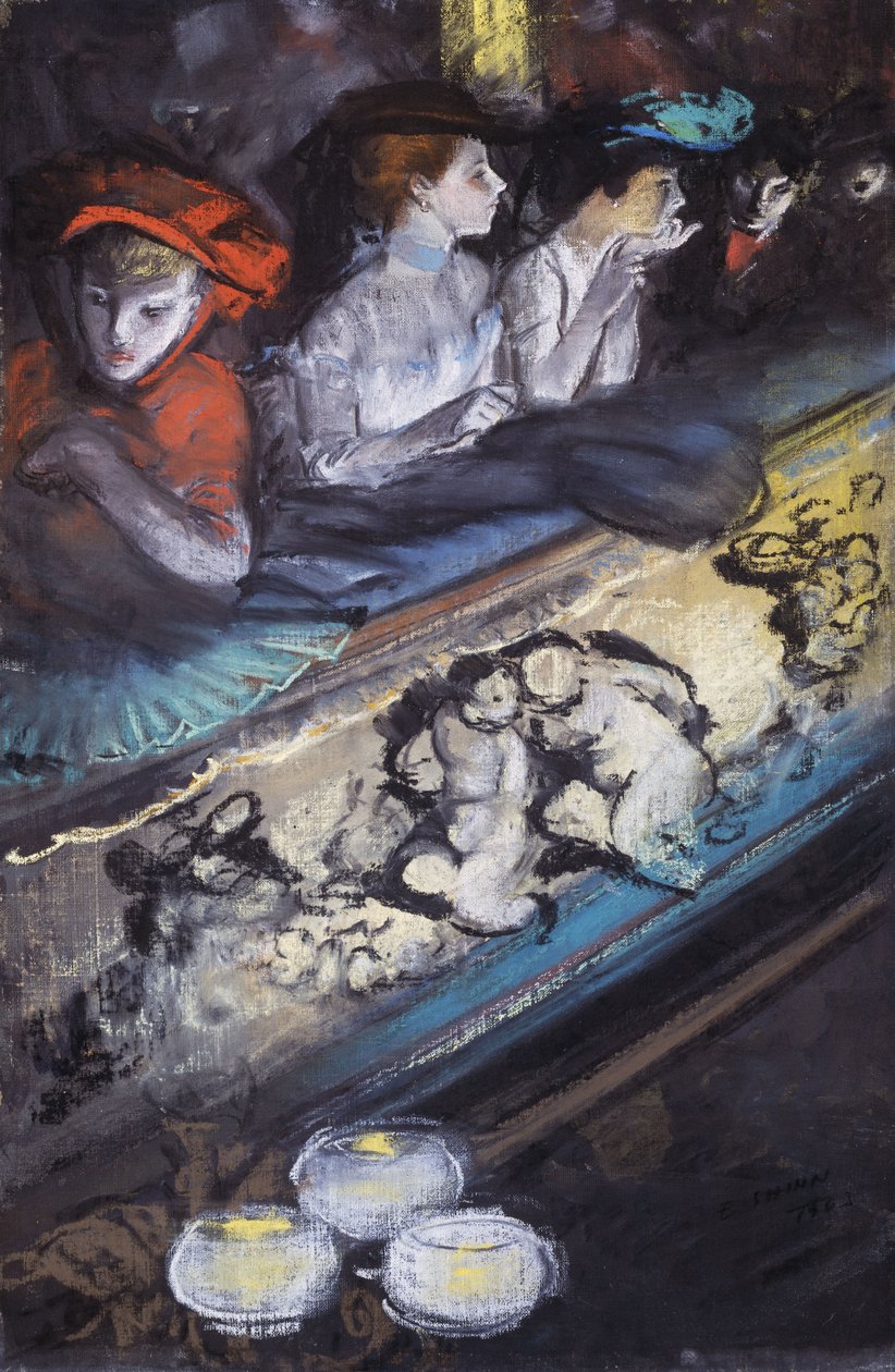 In the Loge by Everett Shinn