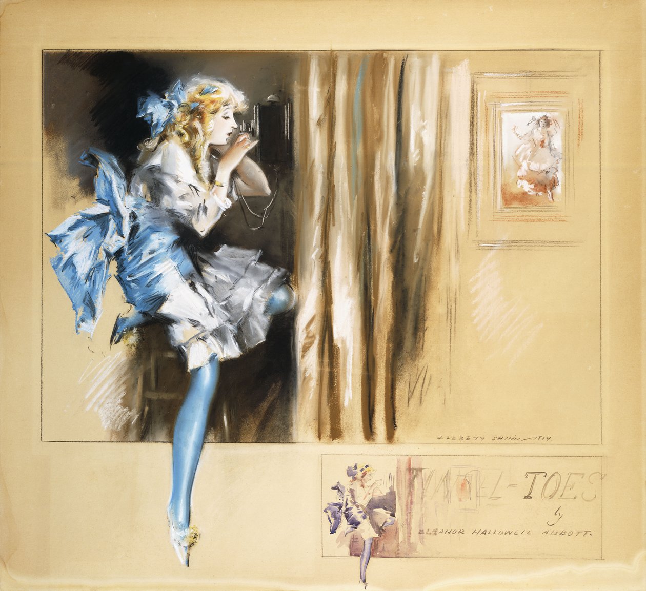 Tinsel Toes by Everett Shinn