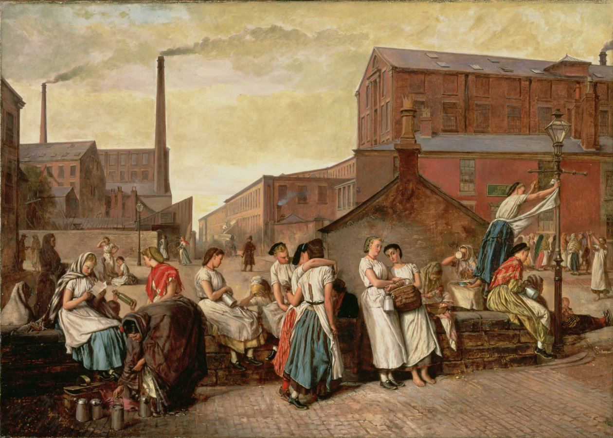 The Dinner Hour, Wigan by Eyre Crowe