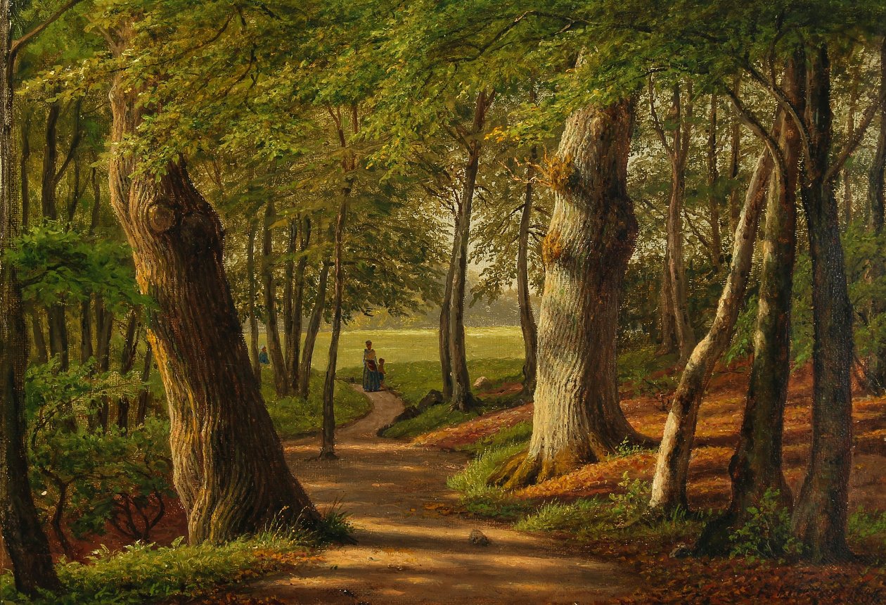 The Forest at Hellebæk by F.C. Kiærskou