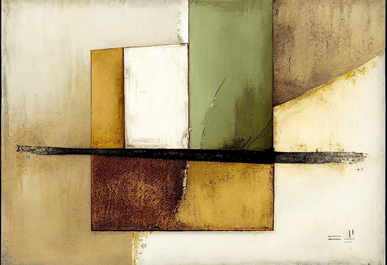 Geometric Abstract Art Composition, Wall Art Prints by F. Abderrahim