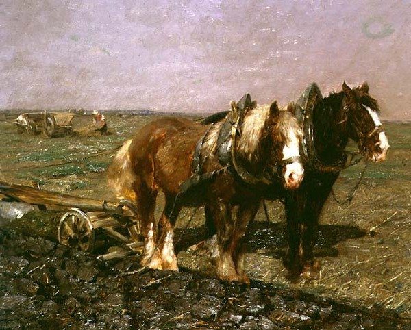 Ploughing by F. E. Keuschden