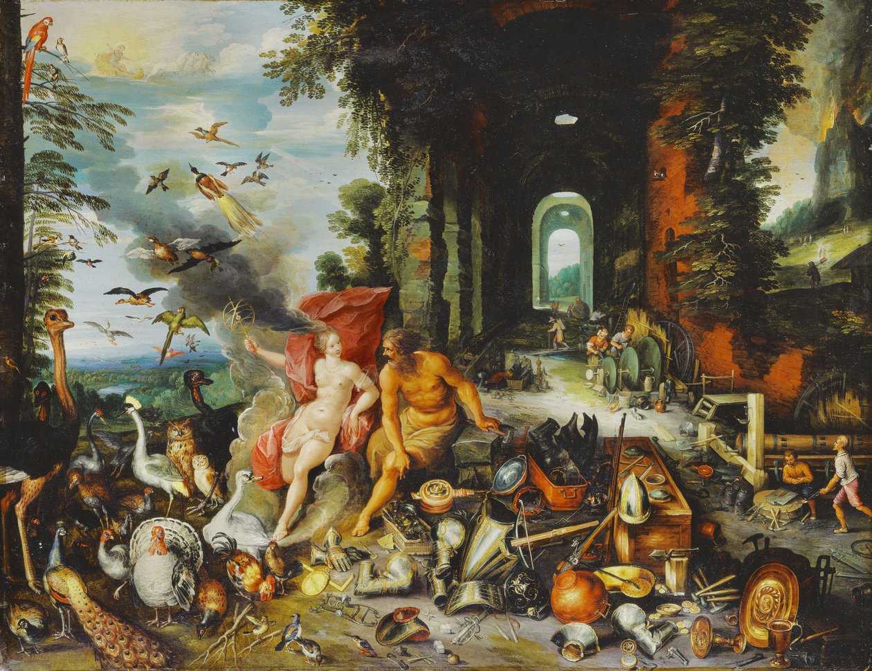 An Allegory of Air and Fire by F. Francken