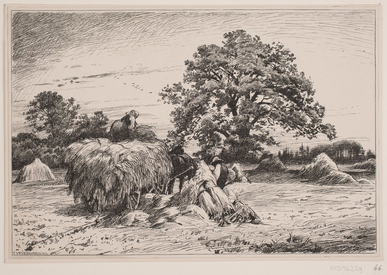 Autumn Landscape by F. Hendriksen