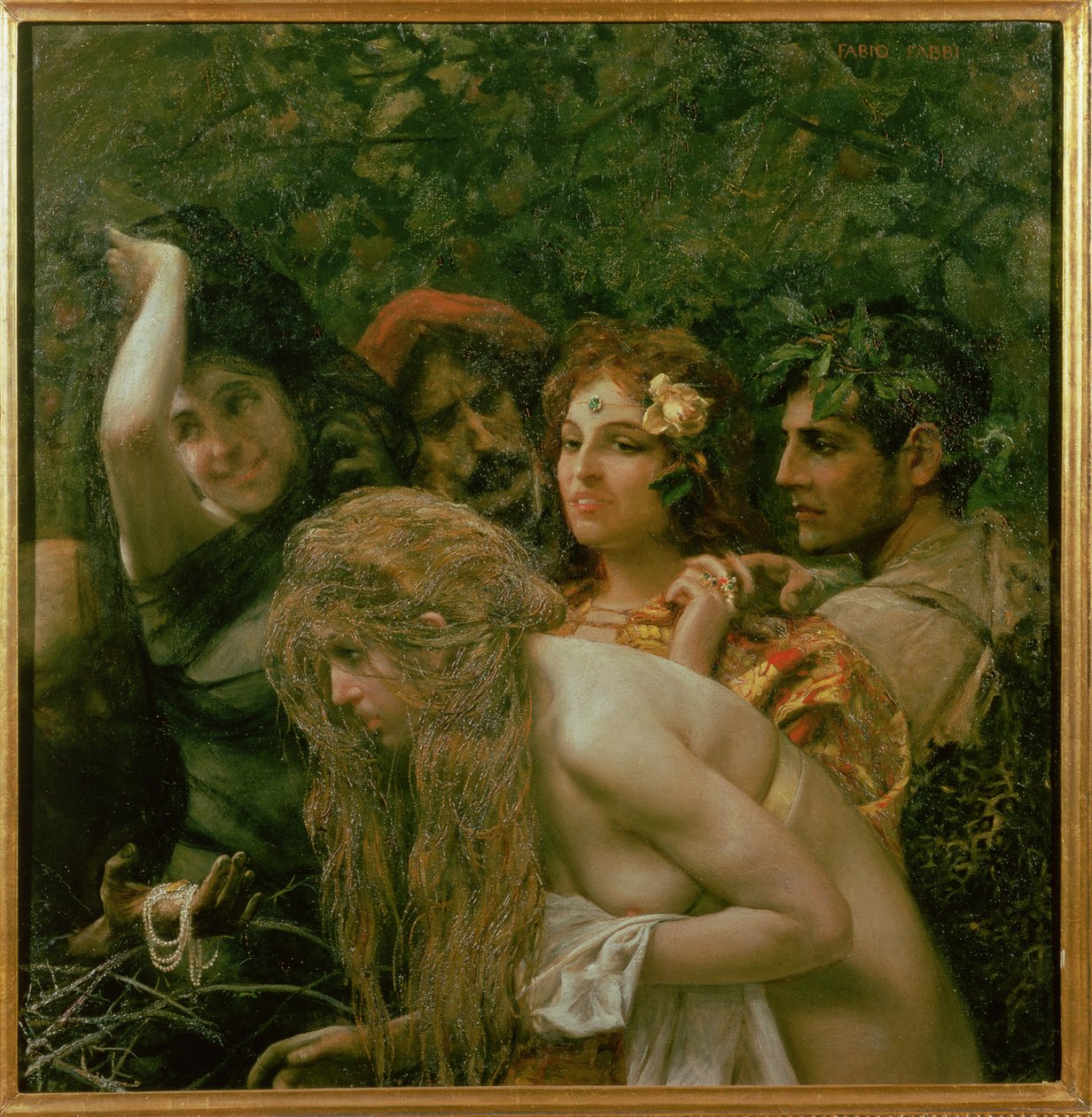 Selling the Slave Girl by Fabio Fabbi