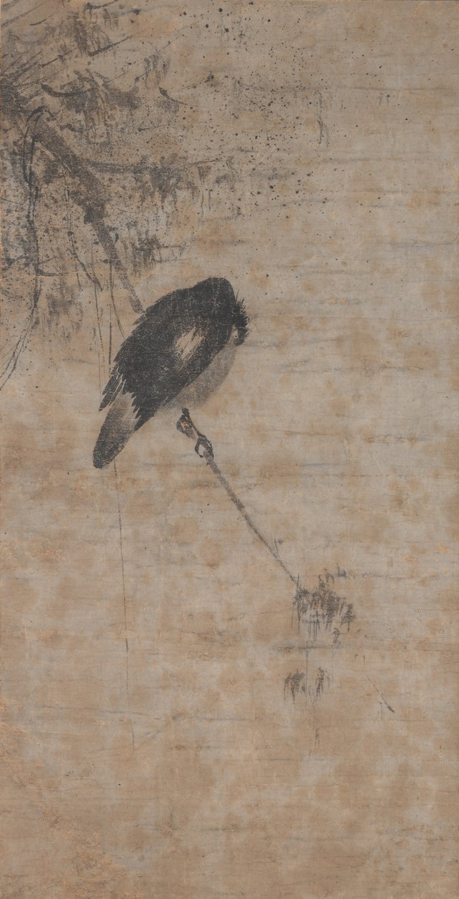 Willow and Magpie, mid-1200s by Fachang Muqi