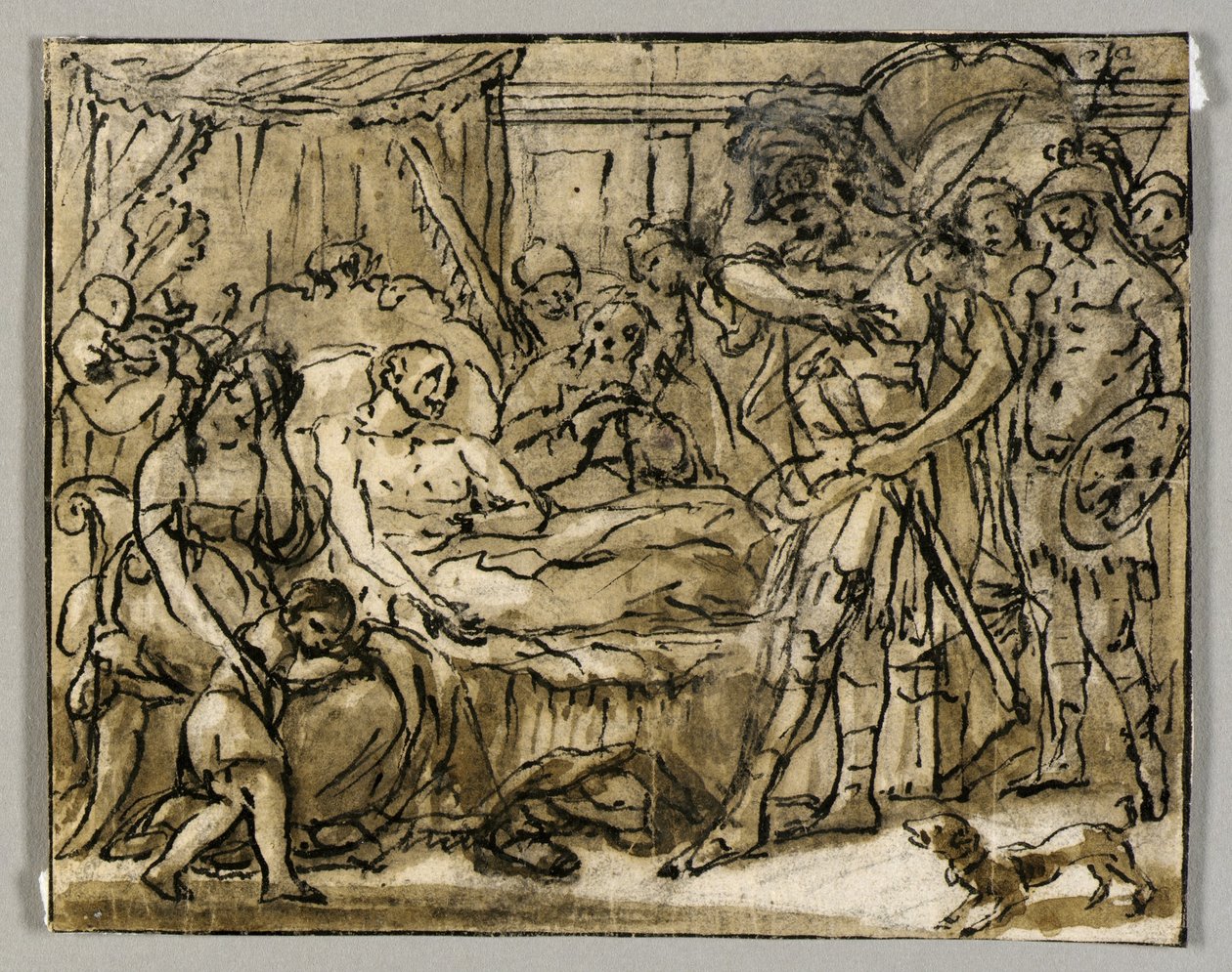Drawing by Fedele Fischetti