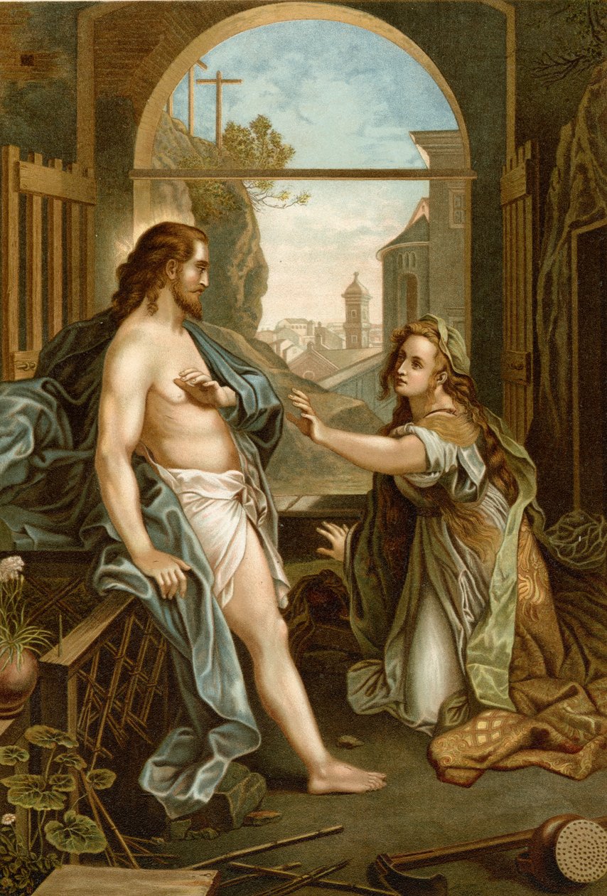 Jesus Appears to Maria by Federico Fiori after Barocci or Baroccio