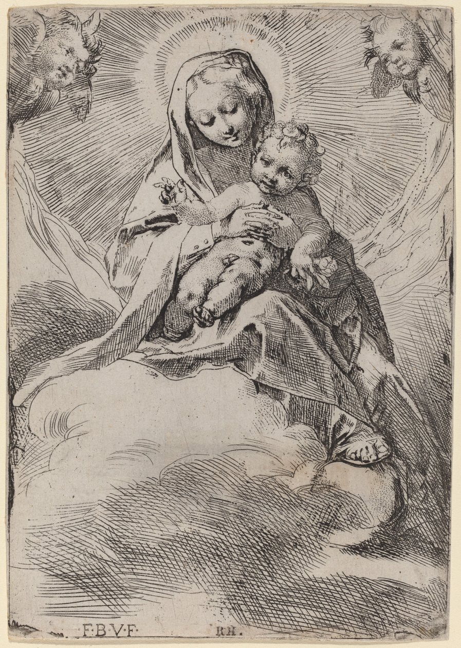 Madonna in the Clouds by Federico Barocci