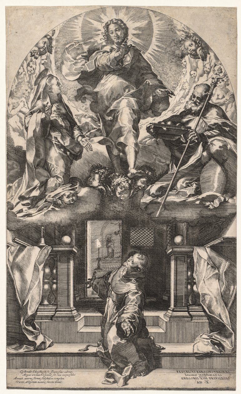 The Vision of St. Francis by Federico Barocci