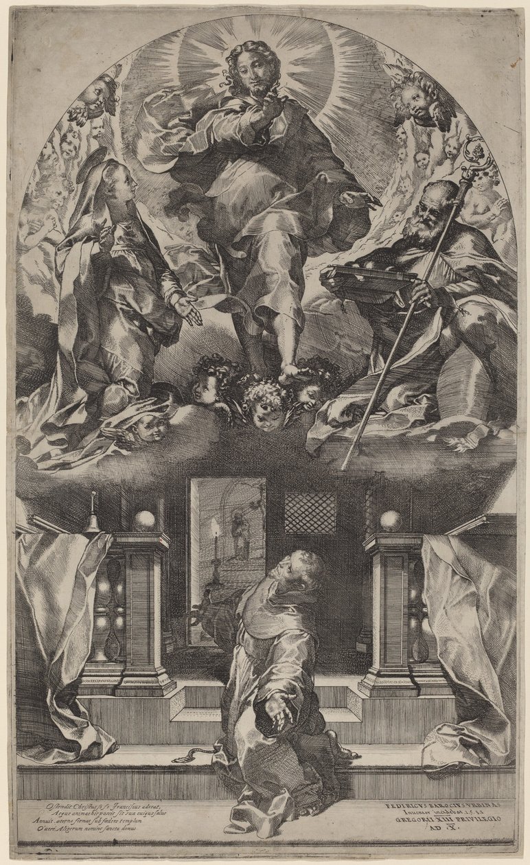 Vision of Saint Francis, 1581 by Federico Barocci