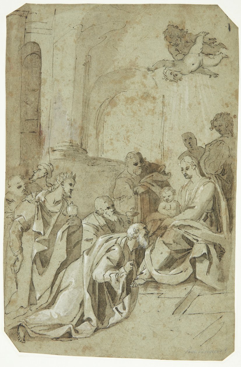 The Adoration of the Kings by Federico Zuccaro