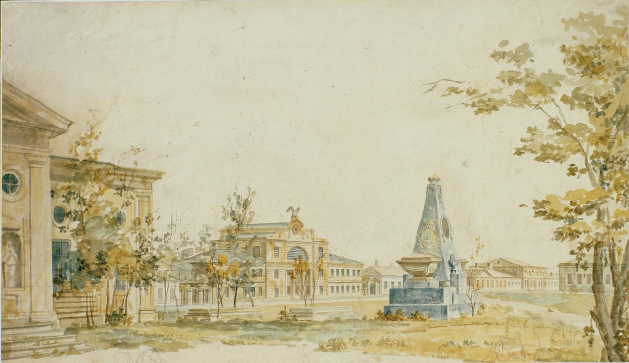 The Square in Kherson by Fedor Yakovlevich Alekseev