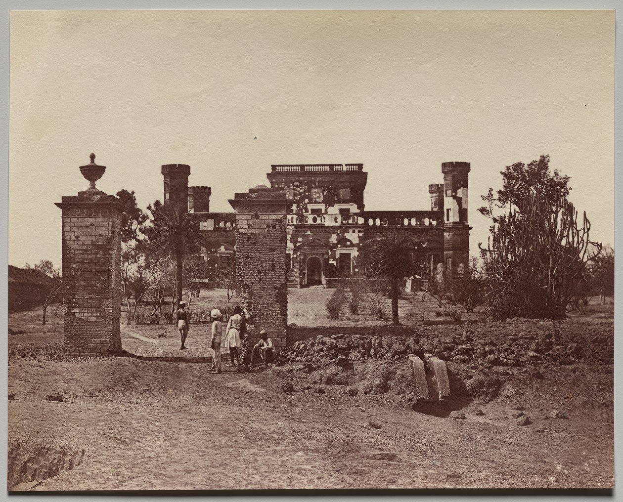 Mess House of the 32nd Regiment by Felice A. Beato