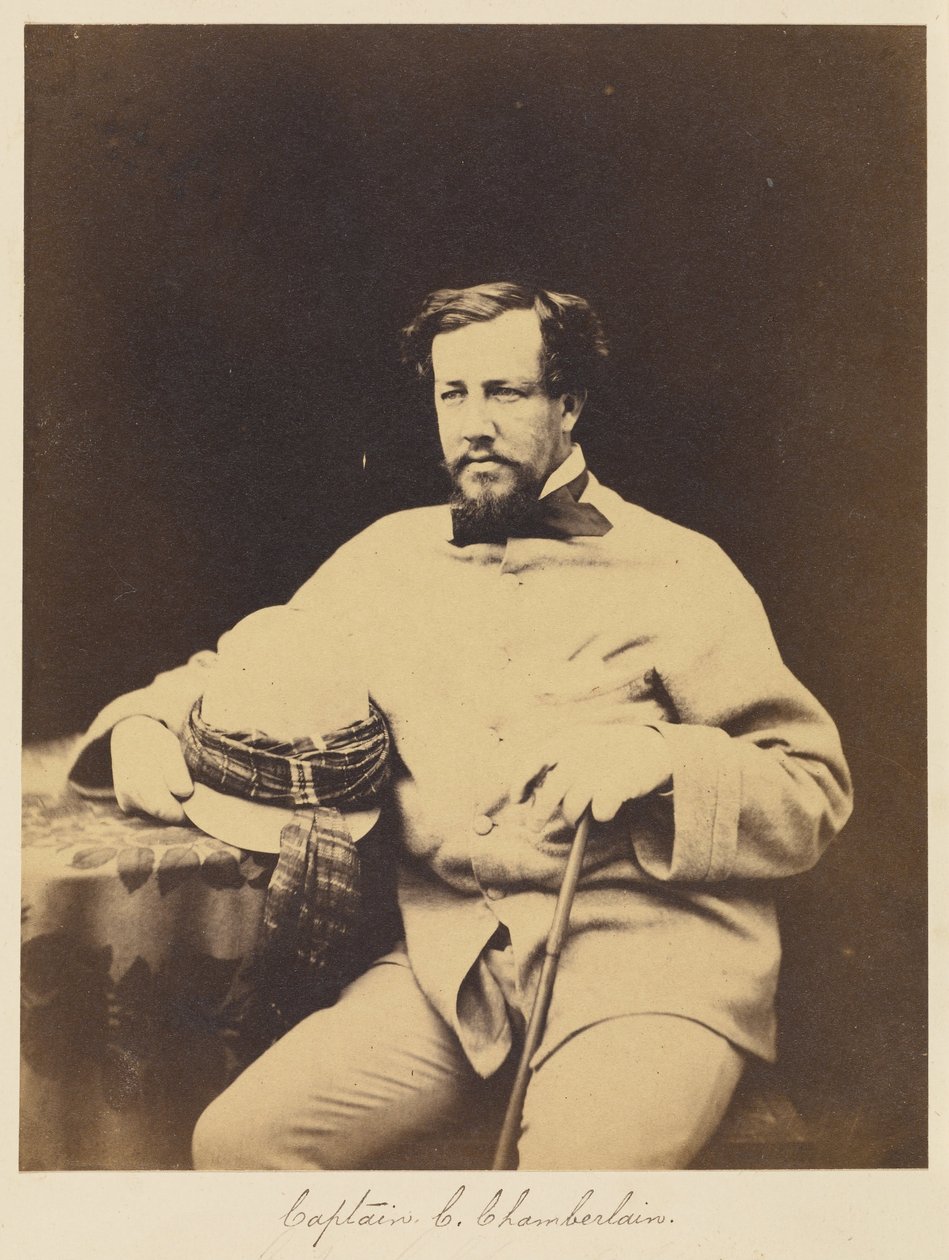 Captain C. Chamberlain by Felice Beato