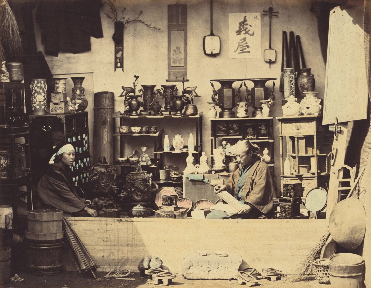 Curio Shop by Felice Beato