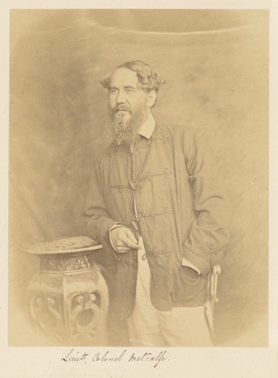 Lieutenant Colonel Metcalfe by Felice Beato