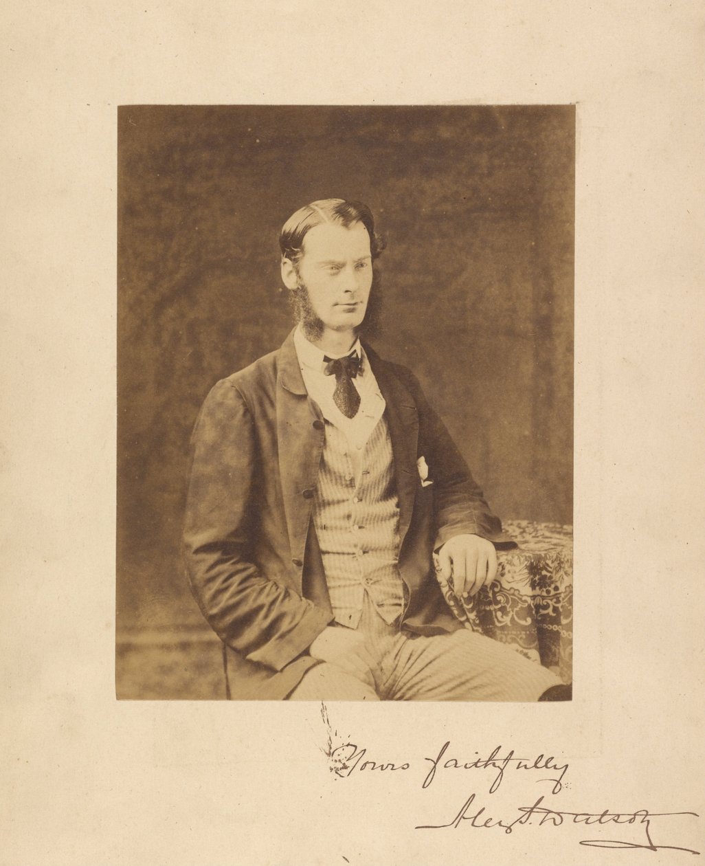 Portrait of Mr. Watson by Felice Beato