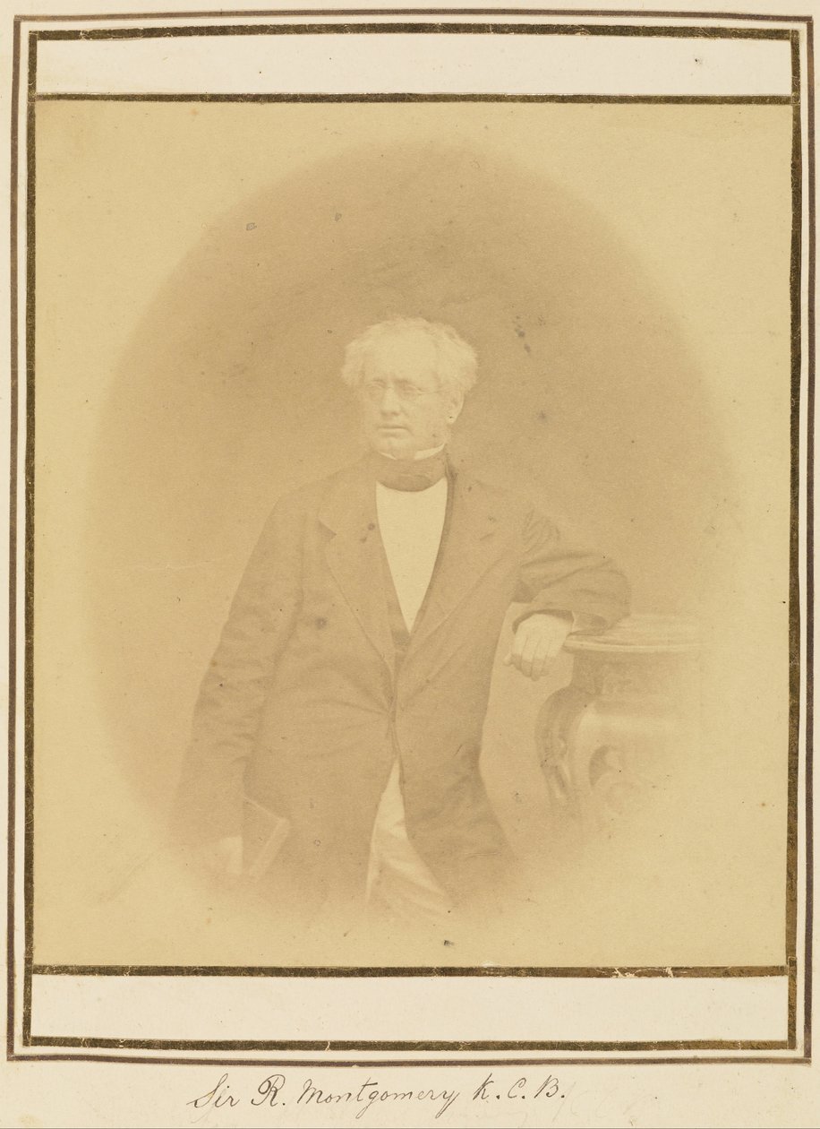 Sir R. Montgomery, K.C.B. by Felice Beato
