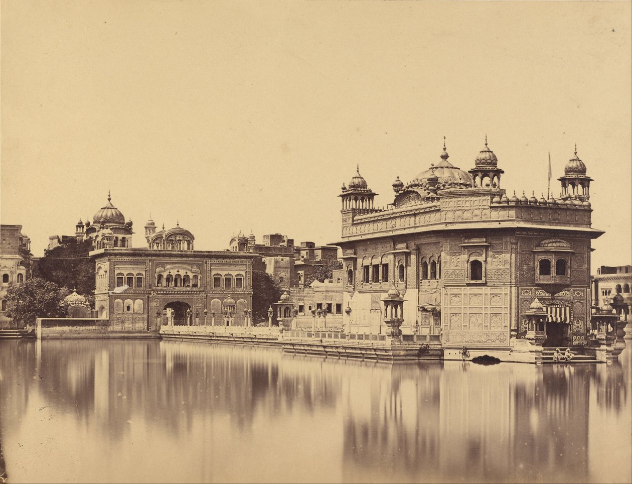 The Golden Temple at Amritsar by Felice Beato