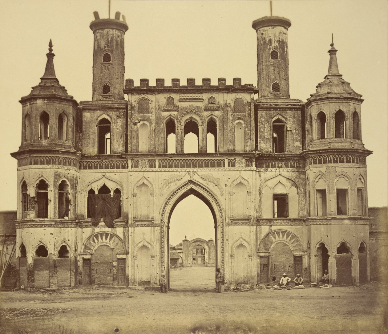 The Motee Mahal by Felice Beato