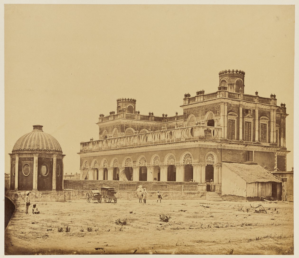 The Musabagh, Lucknow by Felice Beato
