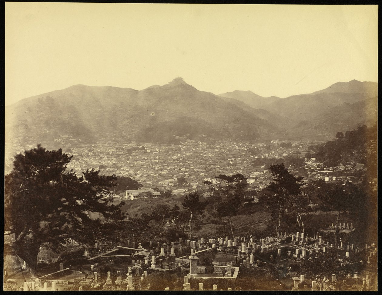 View of Nagasaki from the Battery Hill by Felice Beato
