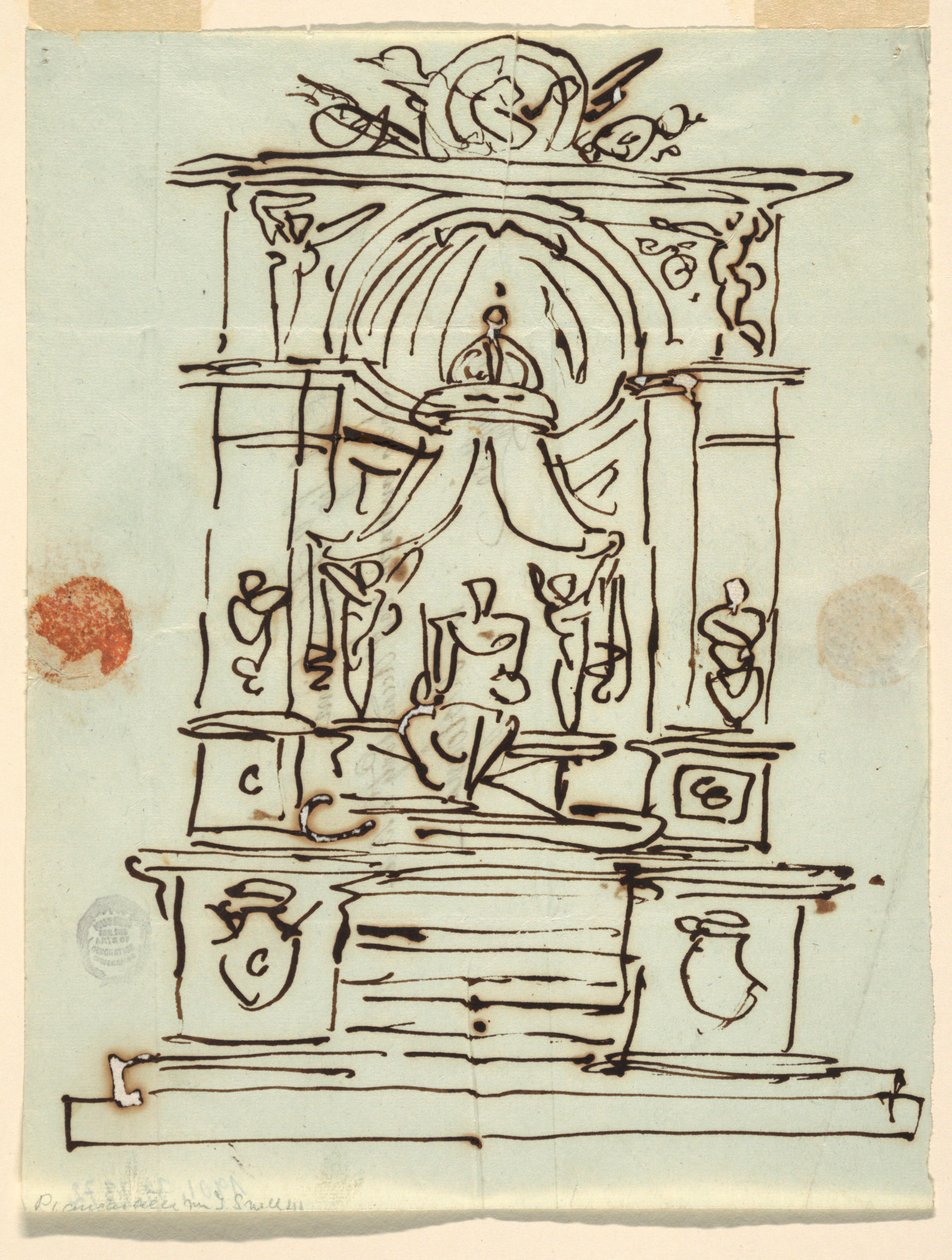 Design for a Monument by Felice Giani