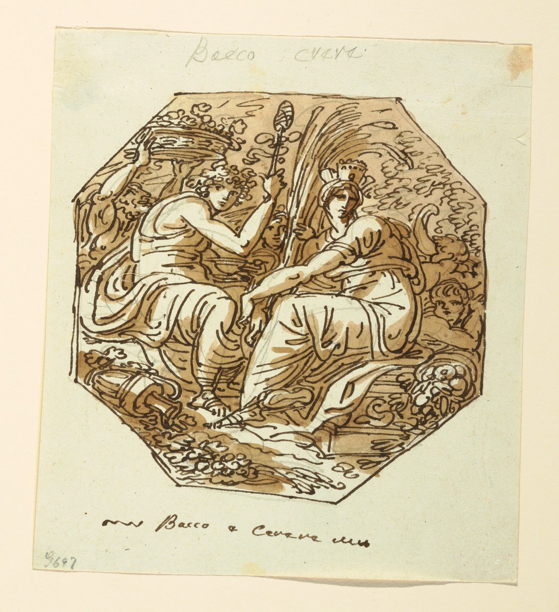 Bacchus and Ceres by Felice Giani