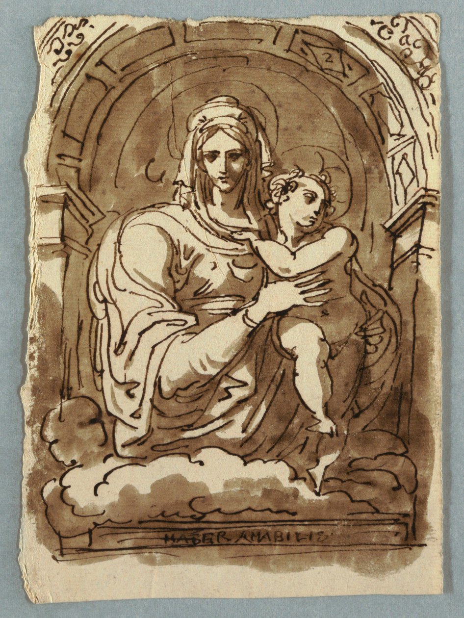 Madonna and Child by Felice Giani