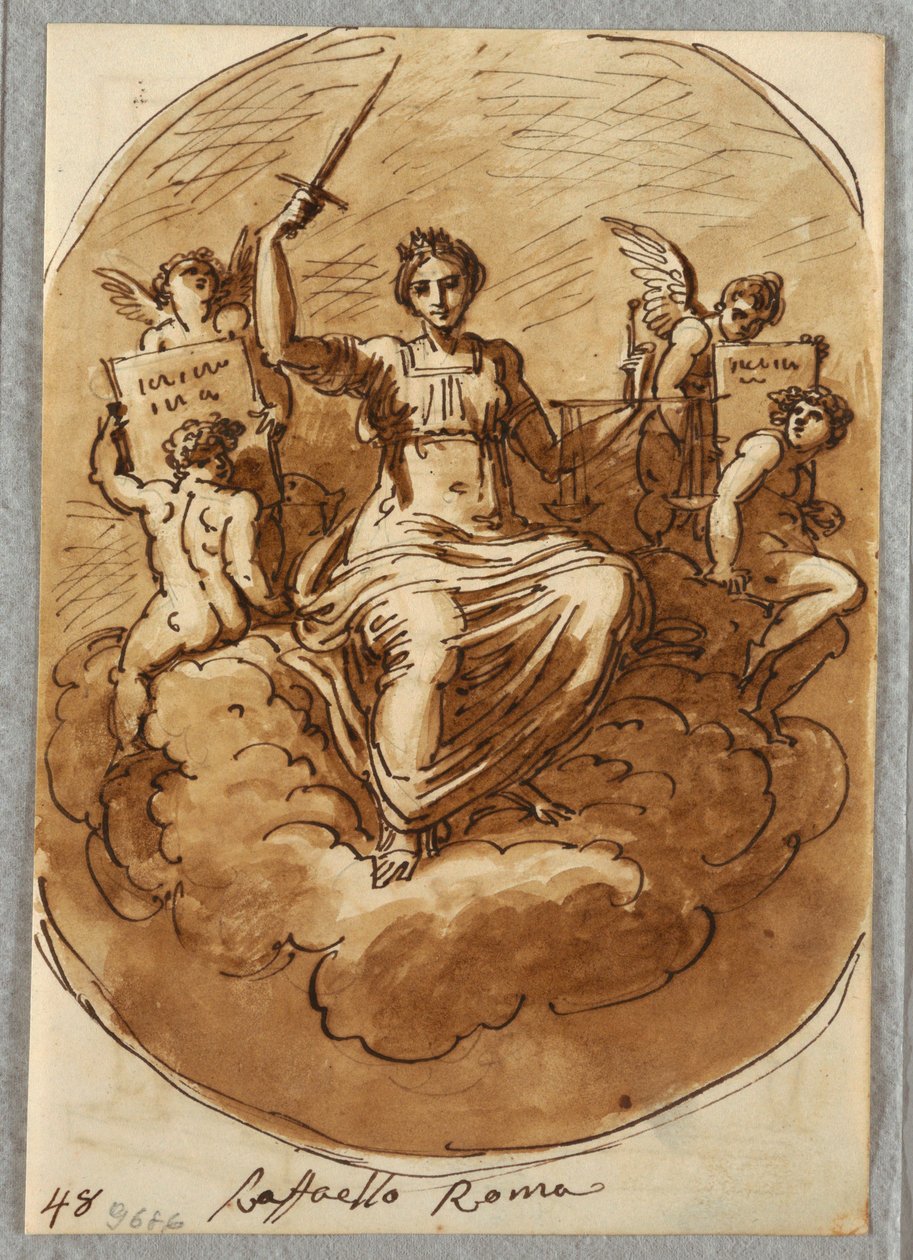 Personification of Justice by Felice Giani