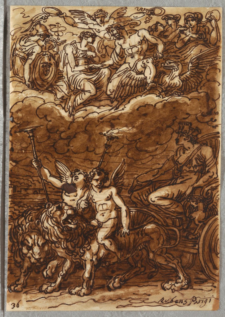 The Marriage of Henry IV by Felice Giani