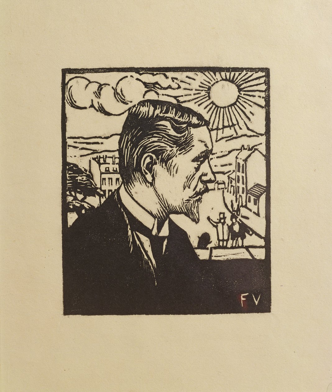 Self Portrait by Felix Edouard Vallotton