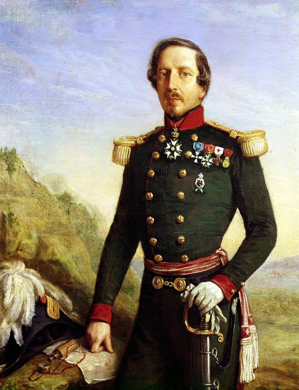 Portrait of Napoleon III (detail) by Felix Francois Barthelemy Genaille