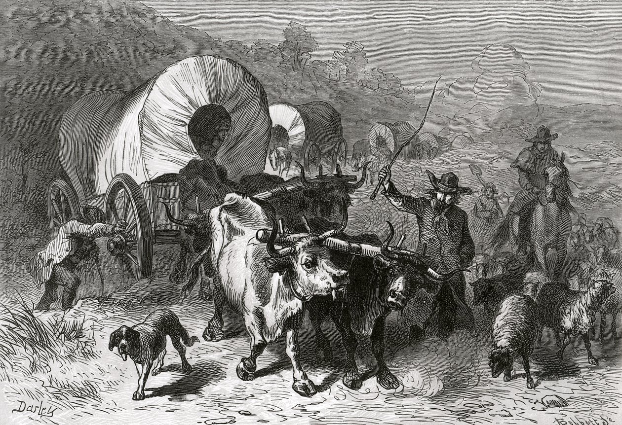 Emigration to the Western Country by Felix Octavius Carr Darley