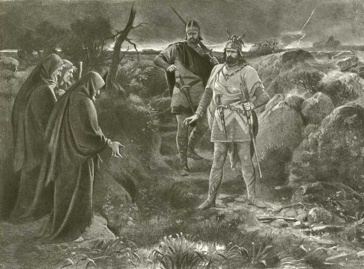 Macbeth, Act I, Scene III by Felix Octavius Carr Darley